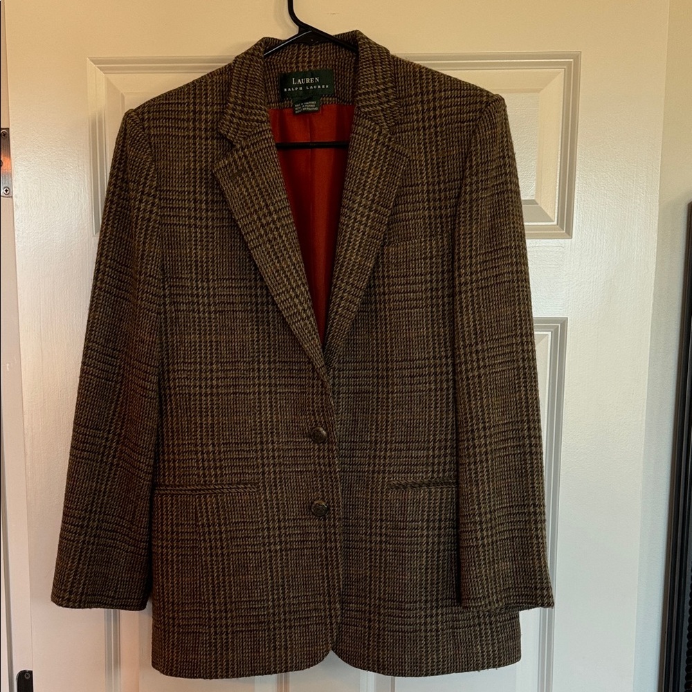Lauren Ralph Lauren Plaid Blazer